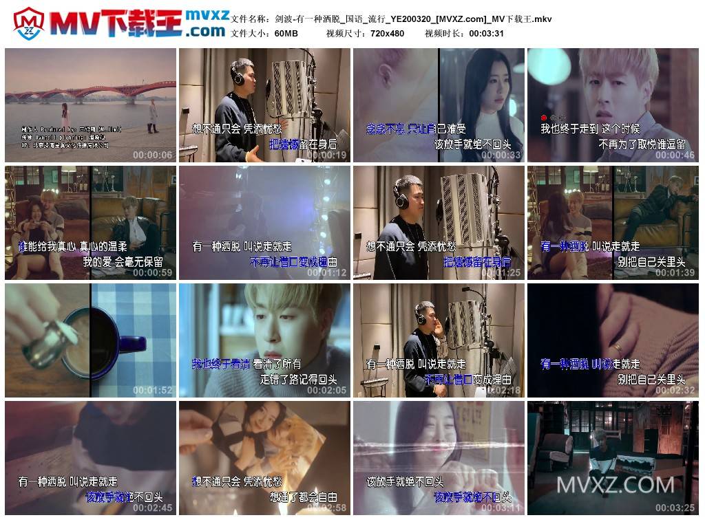 剑波-有一种洒脱_国语_流行_YE200320